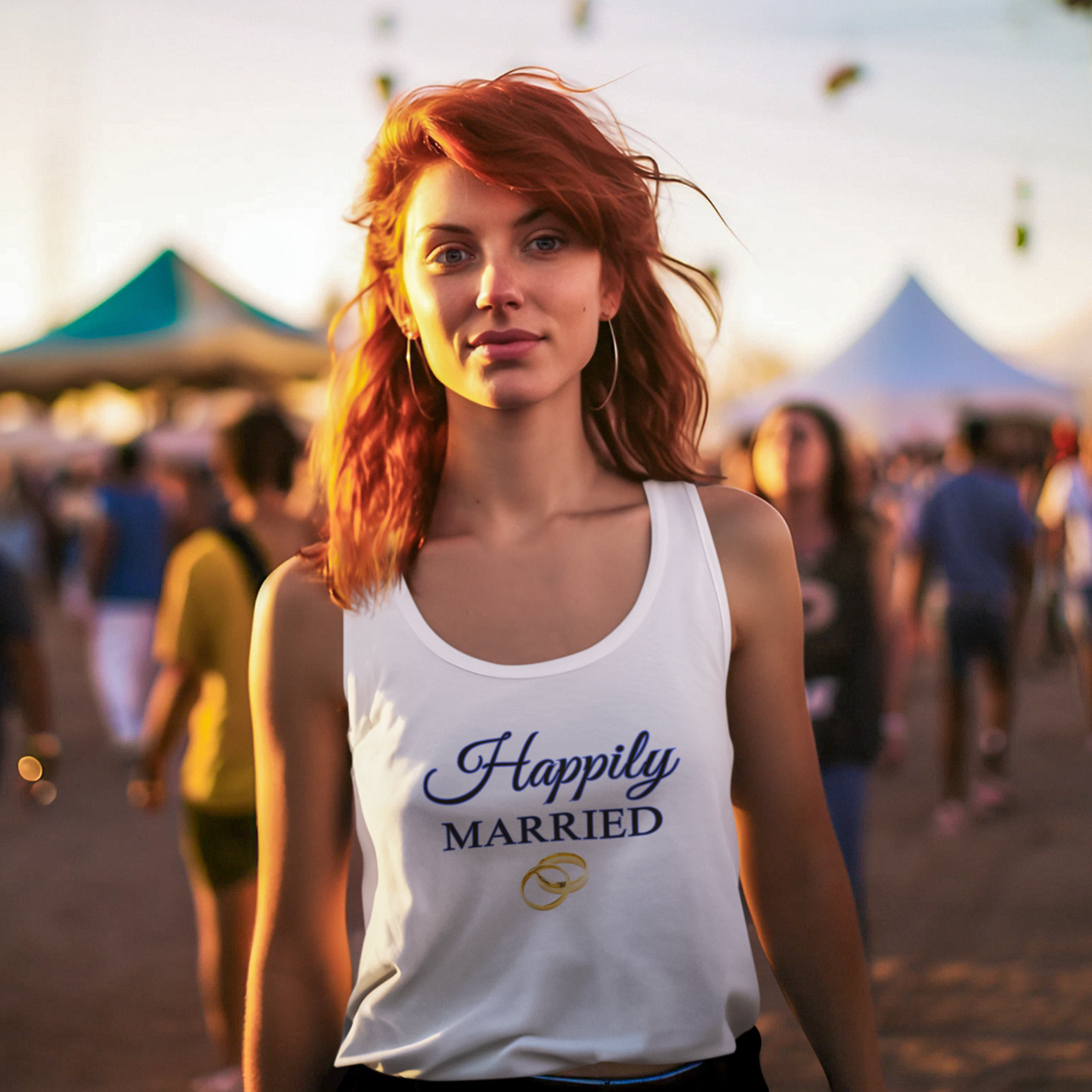 Happily Married Tank Top