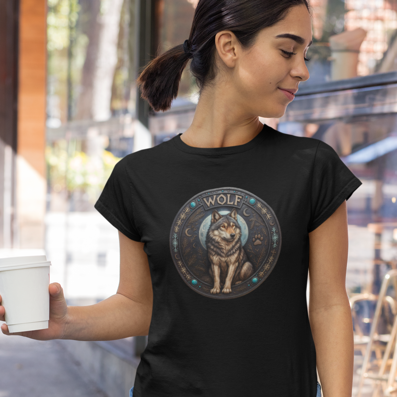 Native American Birth Animal Wolf