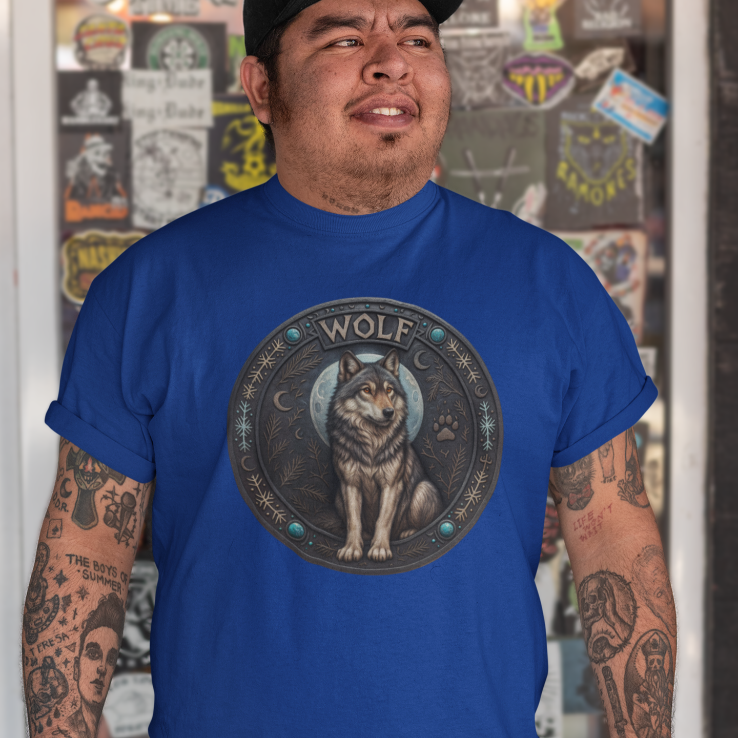 Native American Birth Animal Wolf