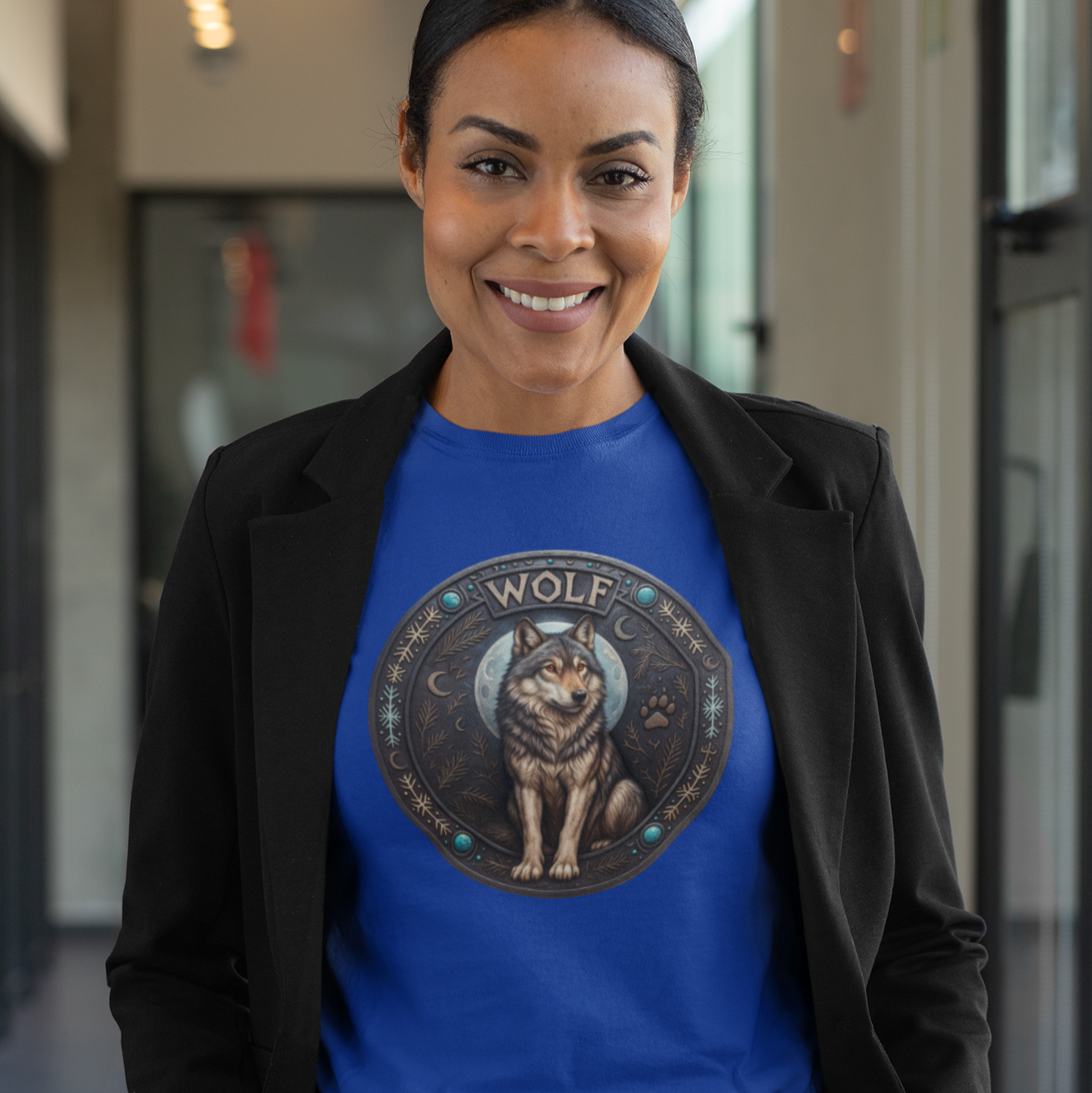 Native American Birth Animal Wolf