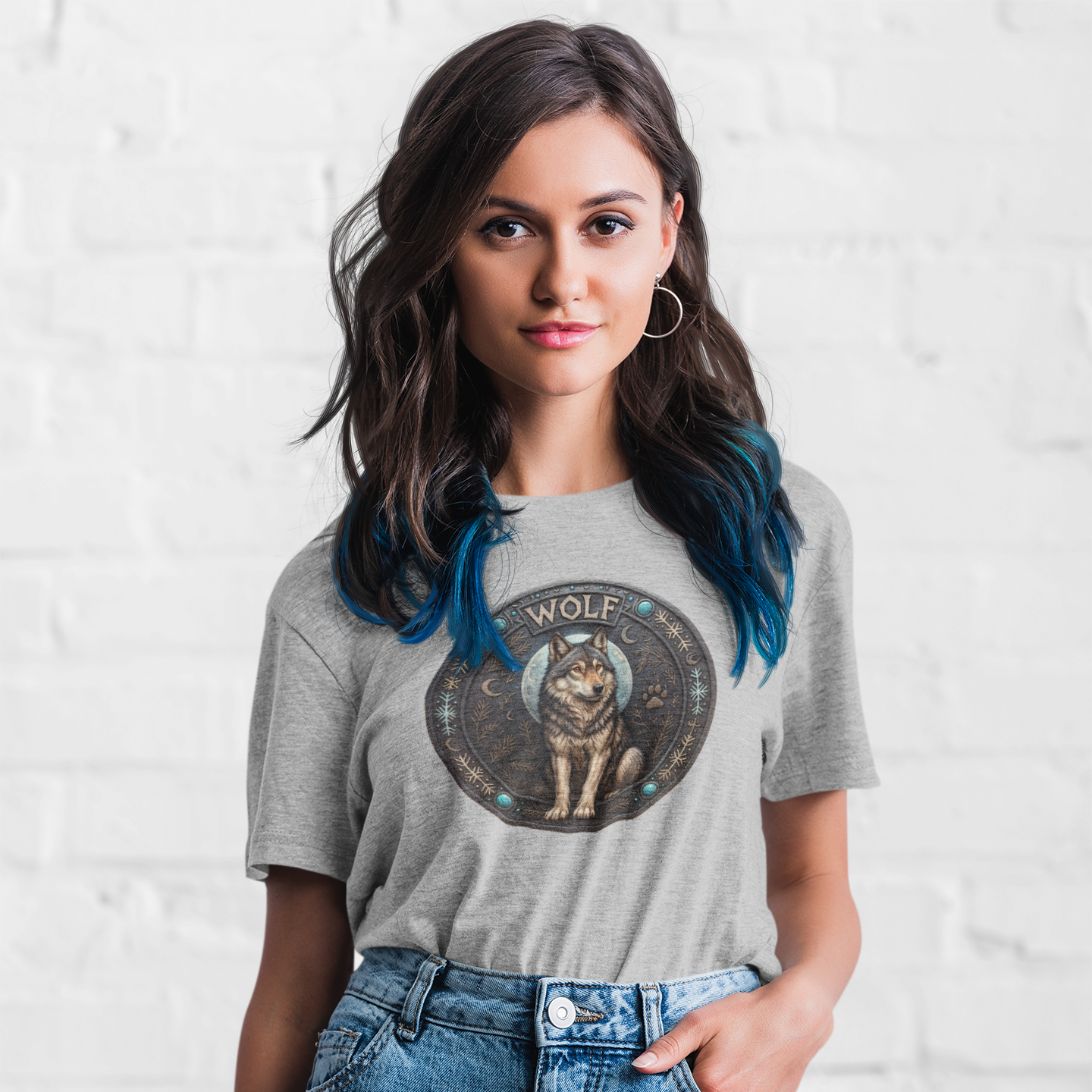 Native American Birth Animal Wolf