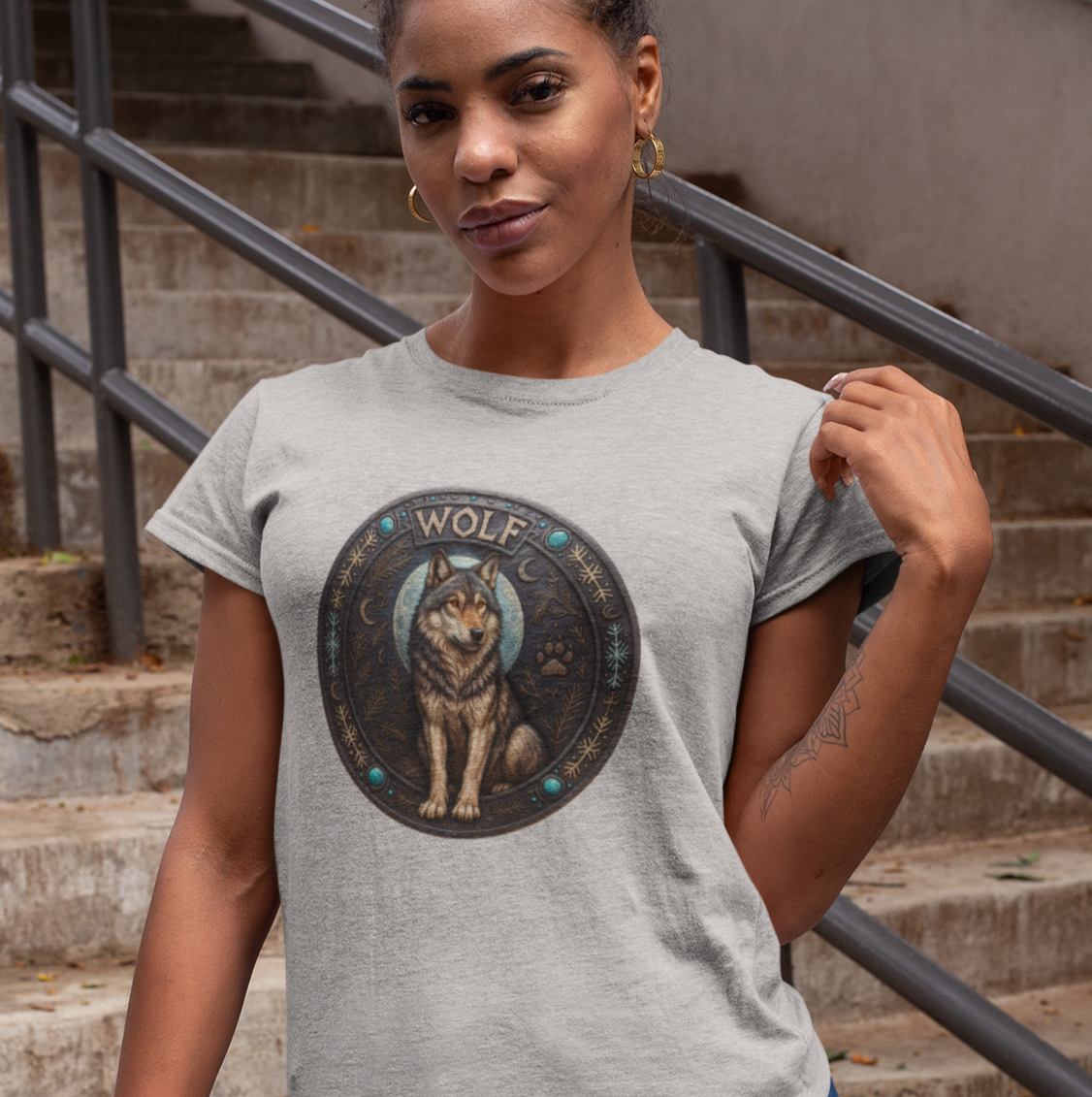 Native American Birth Animal Wolf
