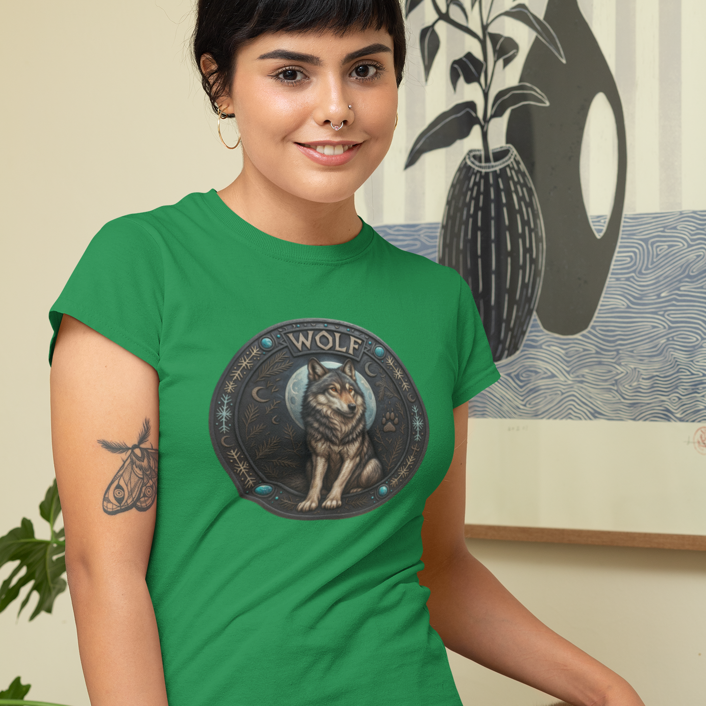 Native American Birth Animal Wolf