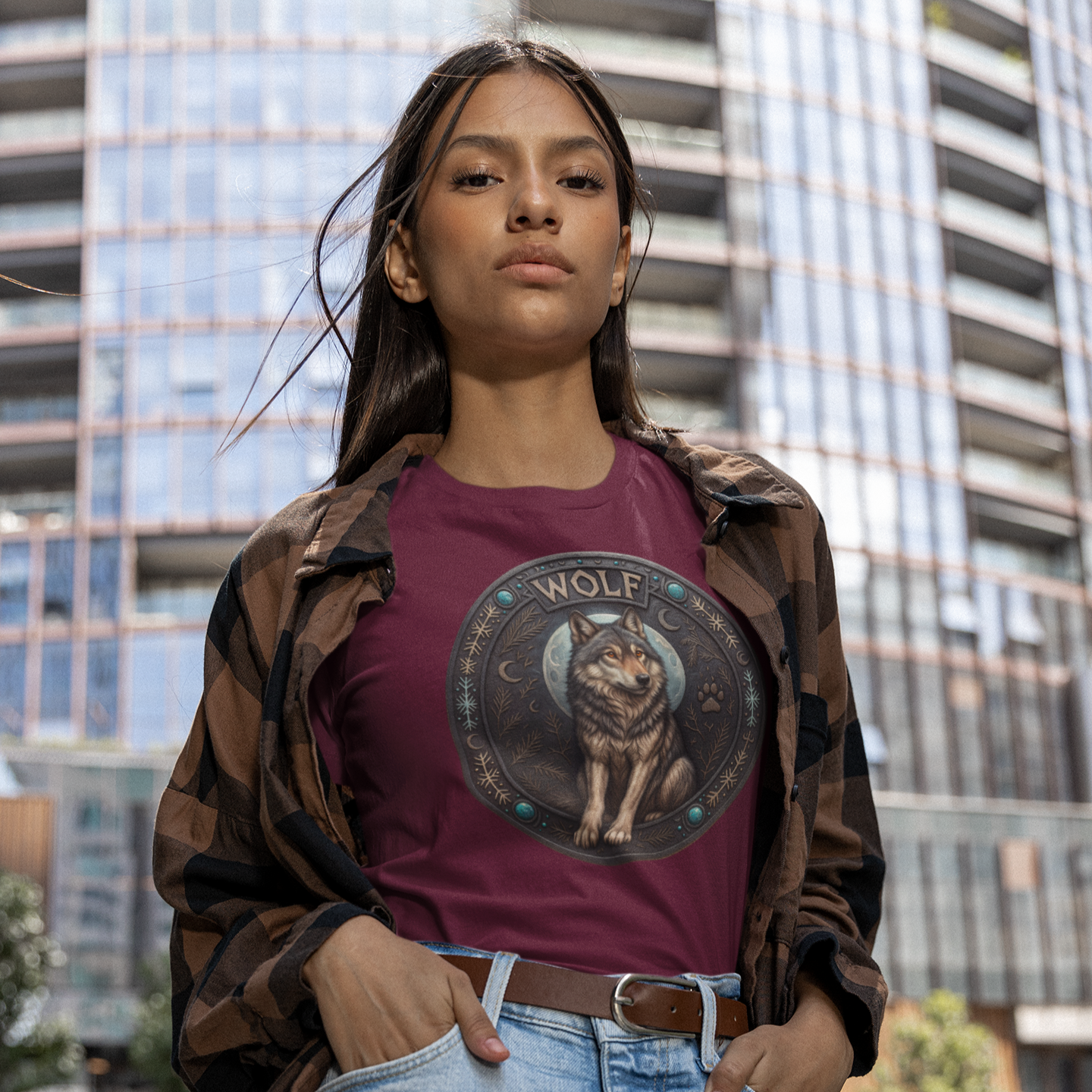 Native American Birth Animal Wolf