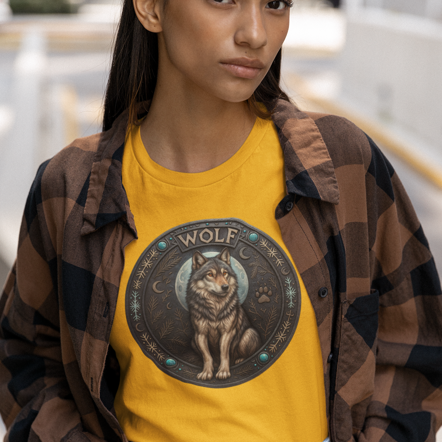 Native American Birth Animal Wolf