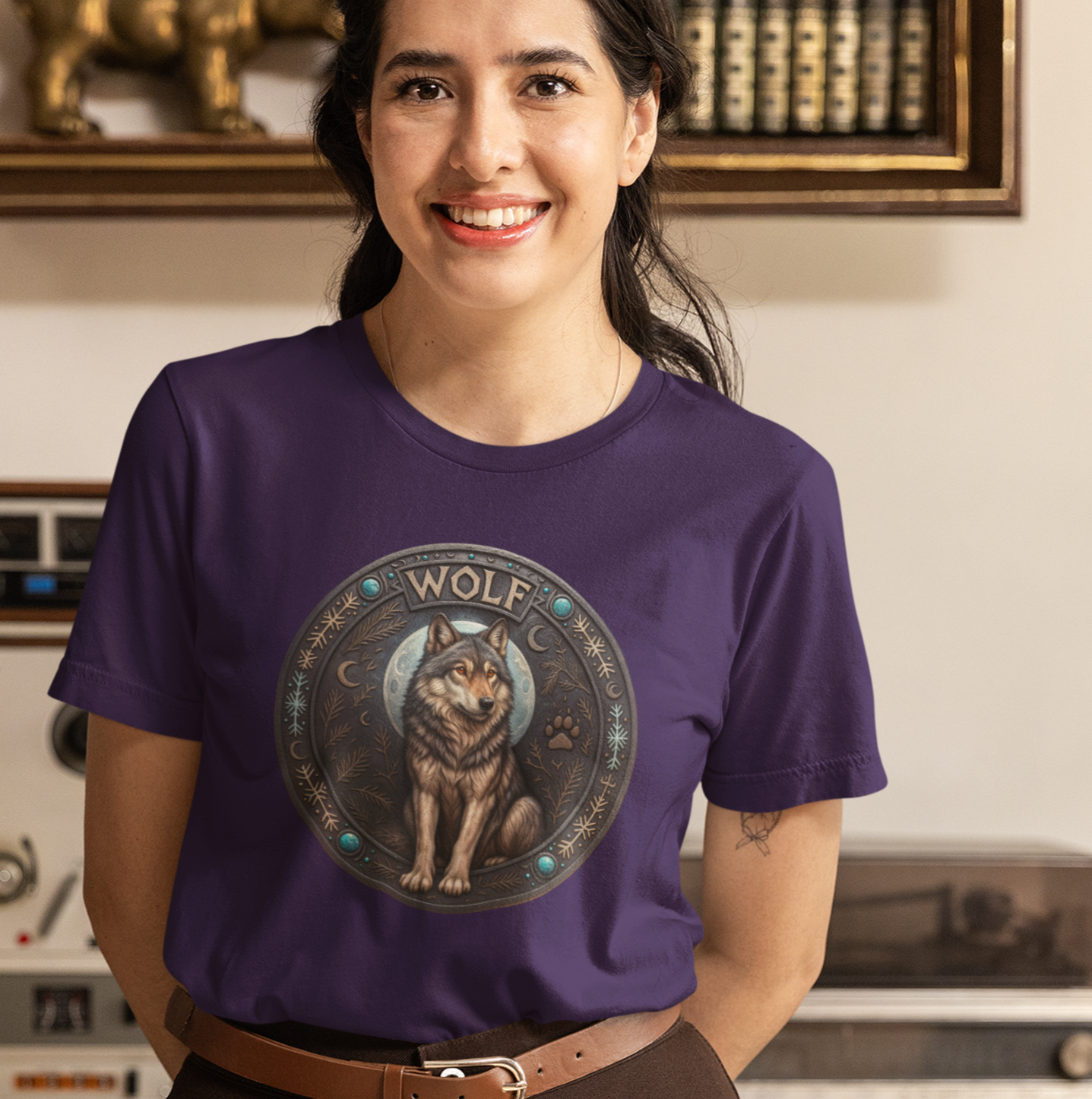 Native American Birth Animal Wolf