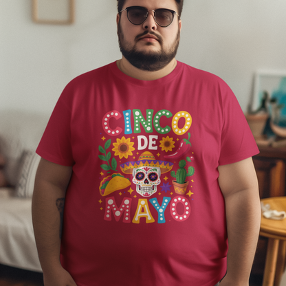 Cinco de Mayo Skull, Taco & Cactus