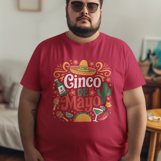 Cinco de Mayo Sombrero, Cactus & Taco