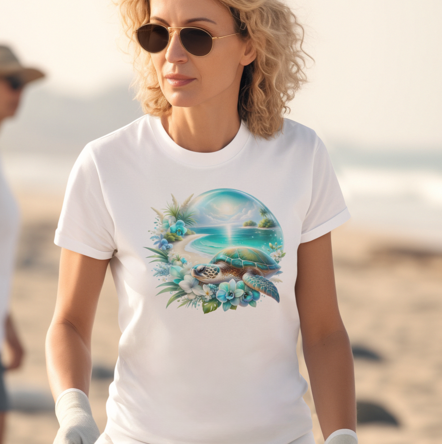 Turquoise Sea Turtle