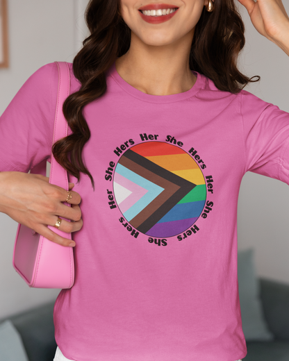 She, Her, Hers Pronoun T-Shirt
