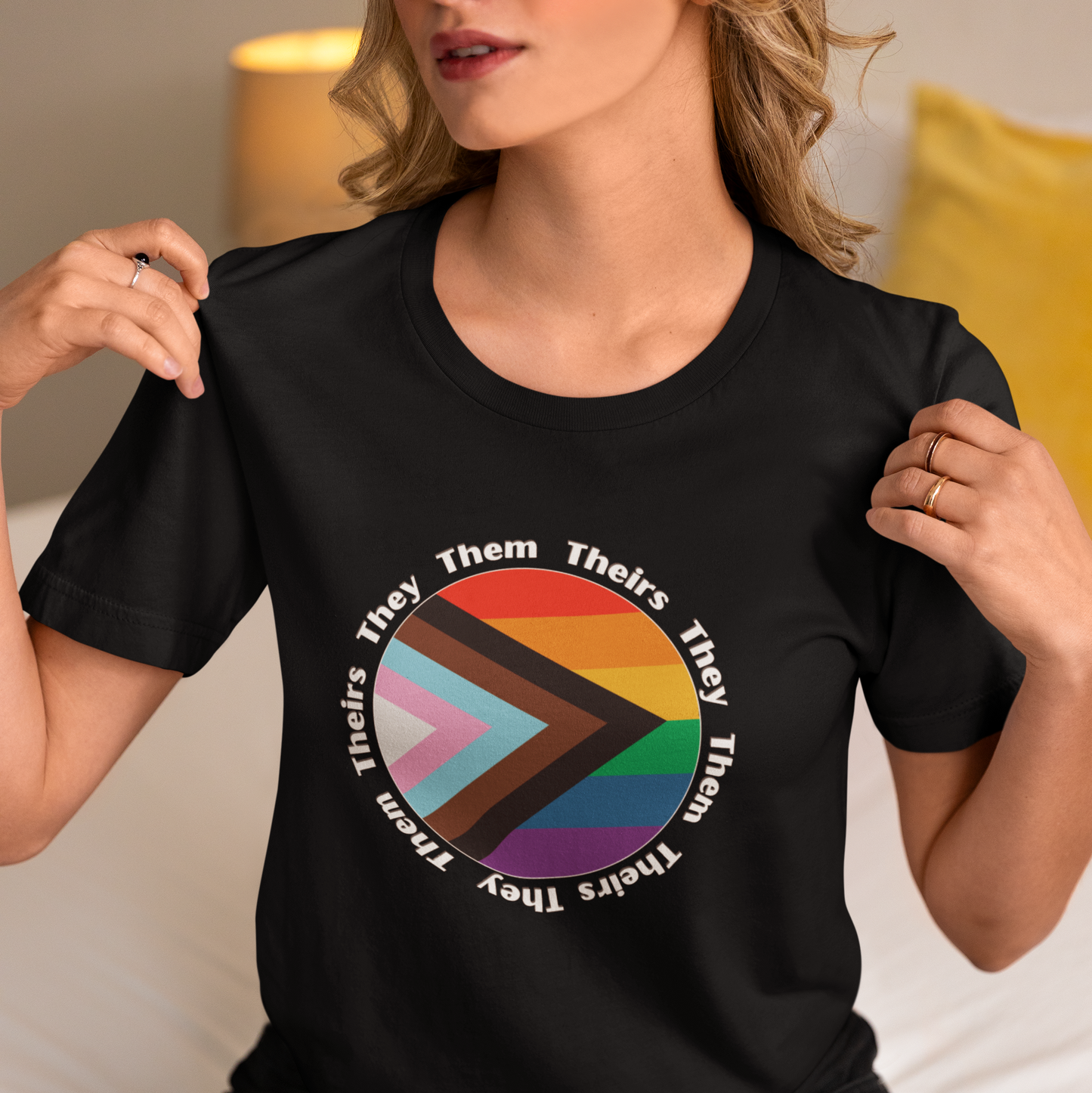 They, Them, Theirs Pronoun T-Shirt