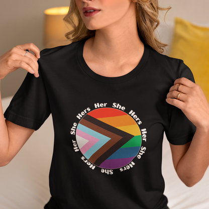 She, Her, Hers Pronoun T-Shirt