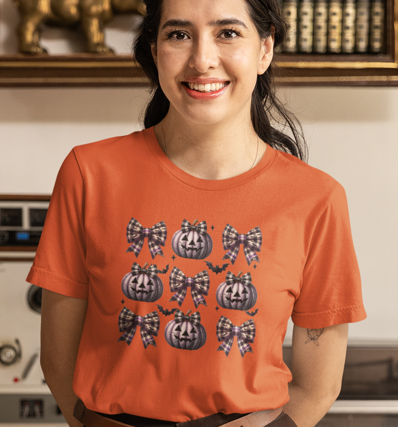 Purple Pumpkins and Bows