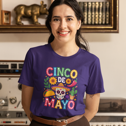 Cinco de Mayo Skull, Taco & Cactus