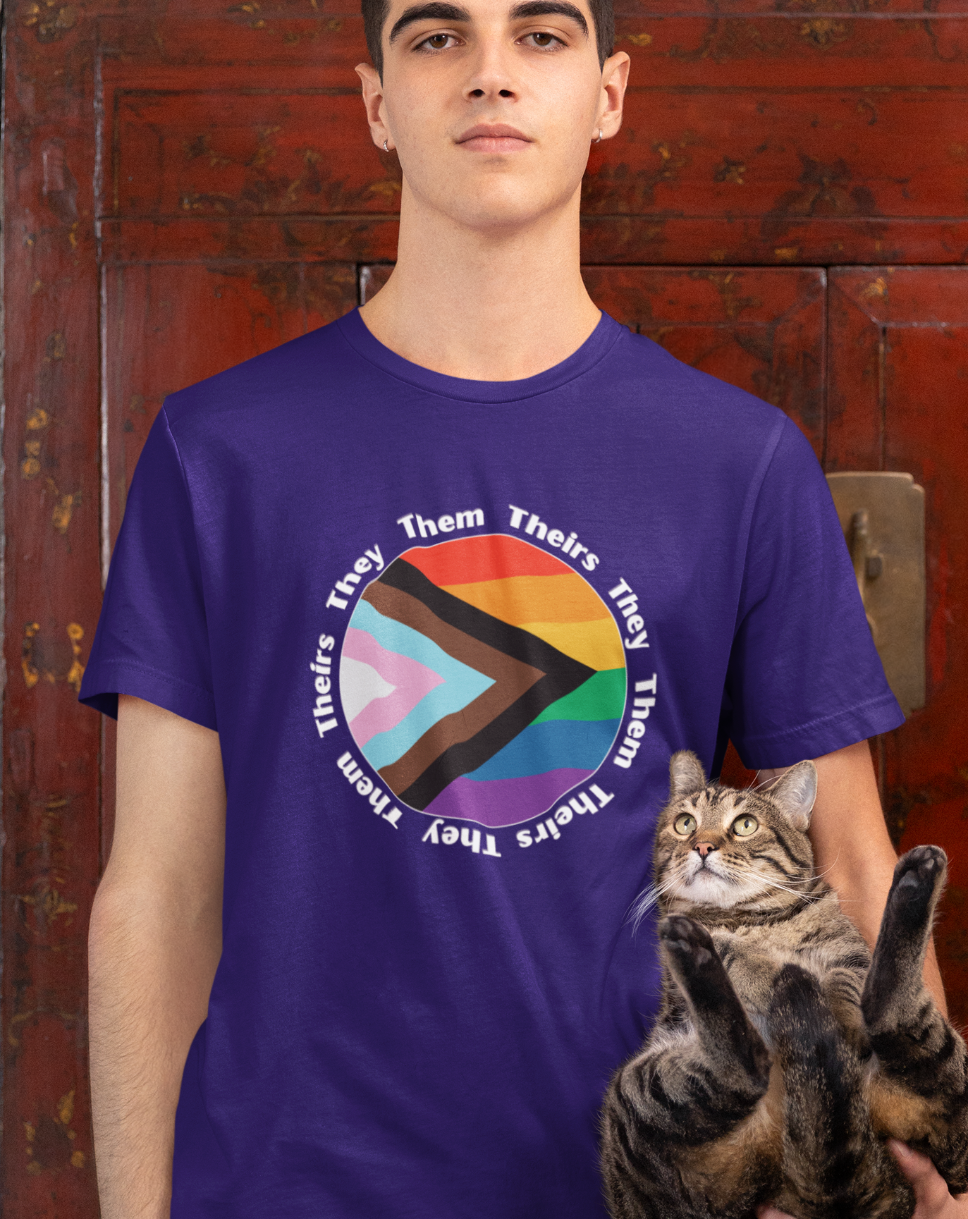 They, Them, Theirs Pronoun T-Shirt