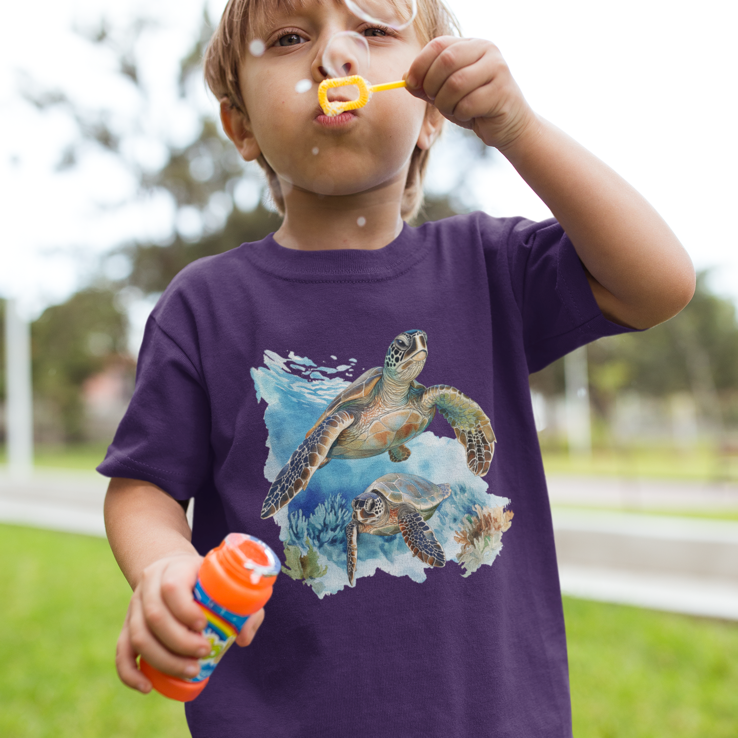Sea Turtle and Friend