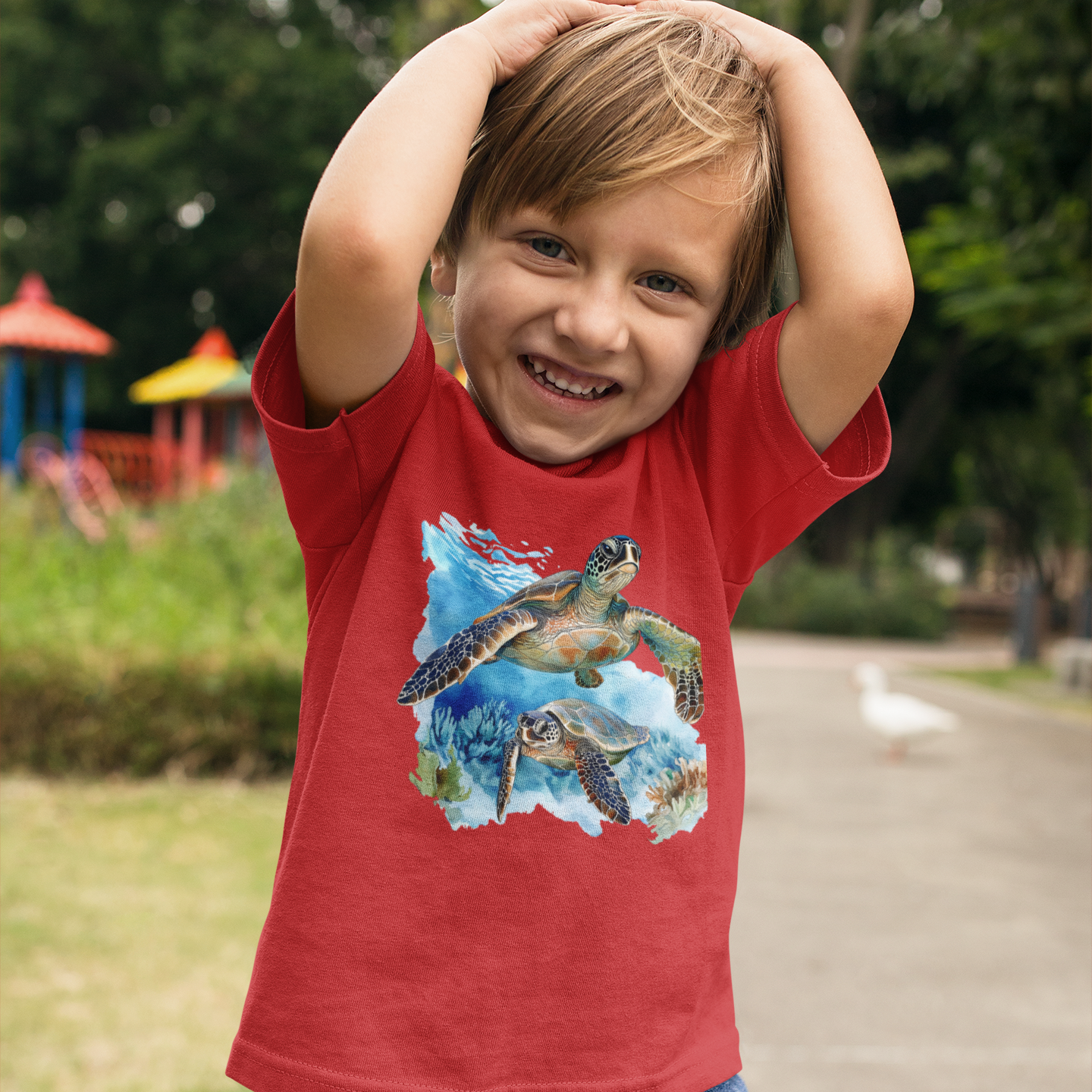 Sea Turtle and Friend