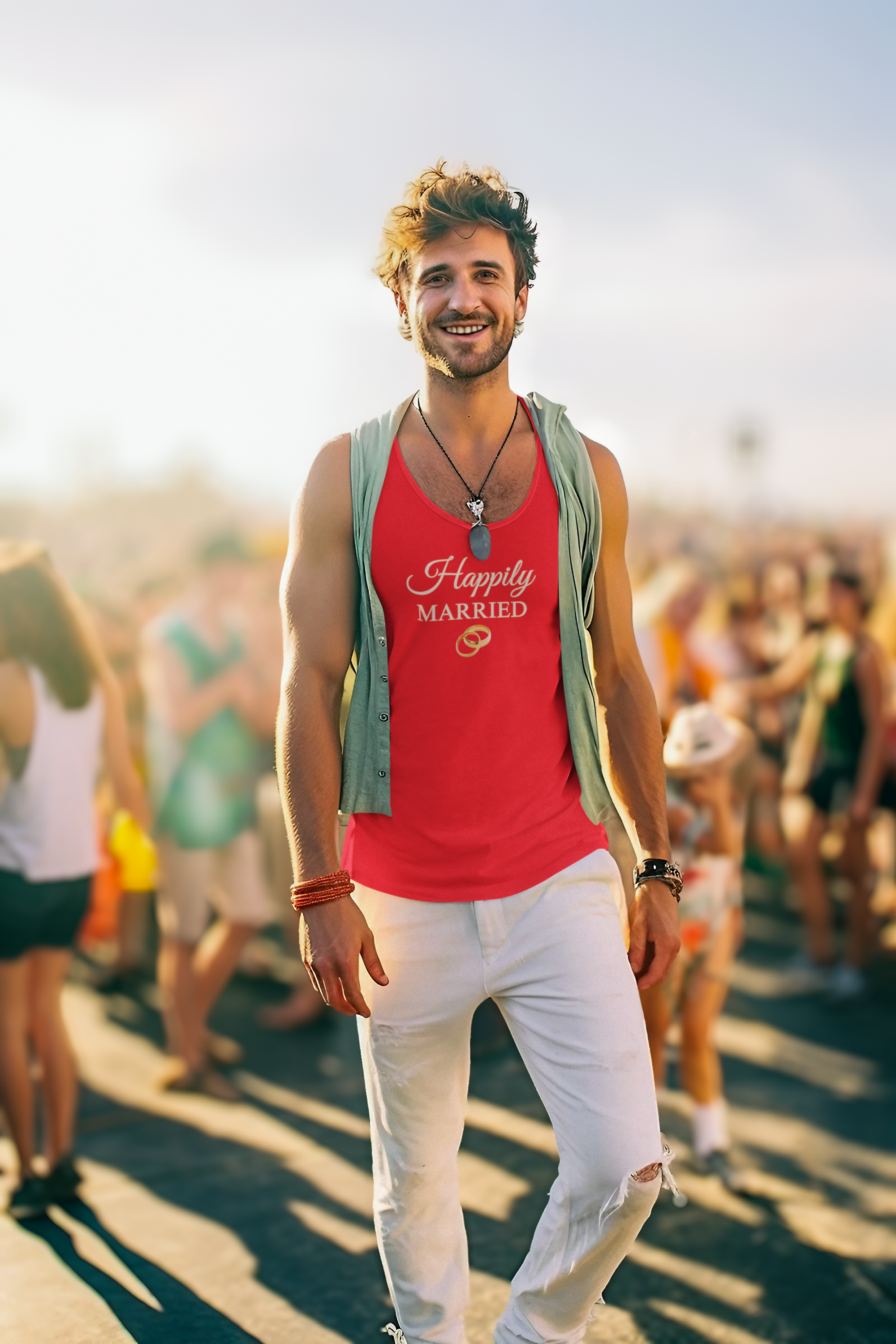 Happily Married Tank Top