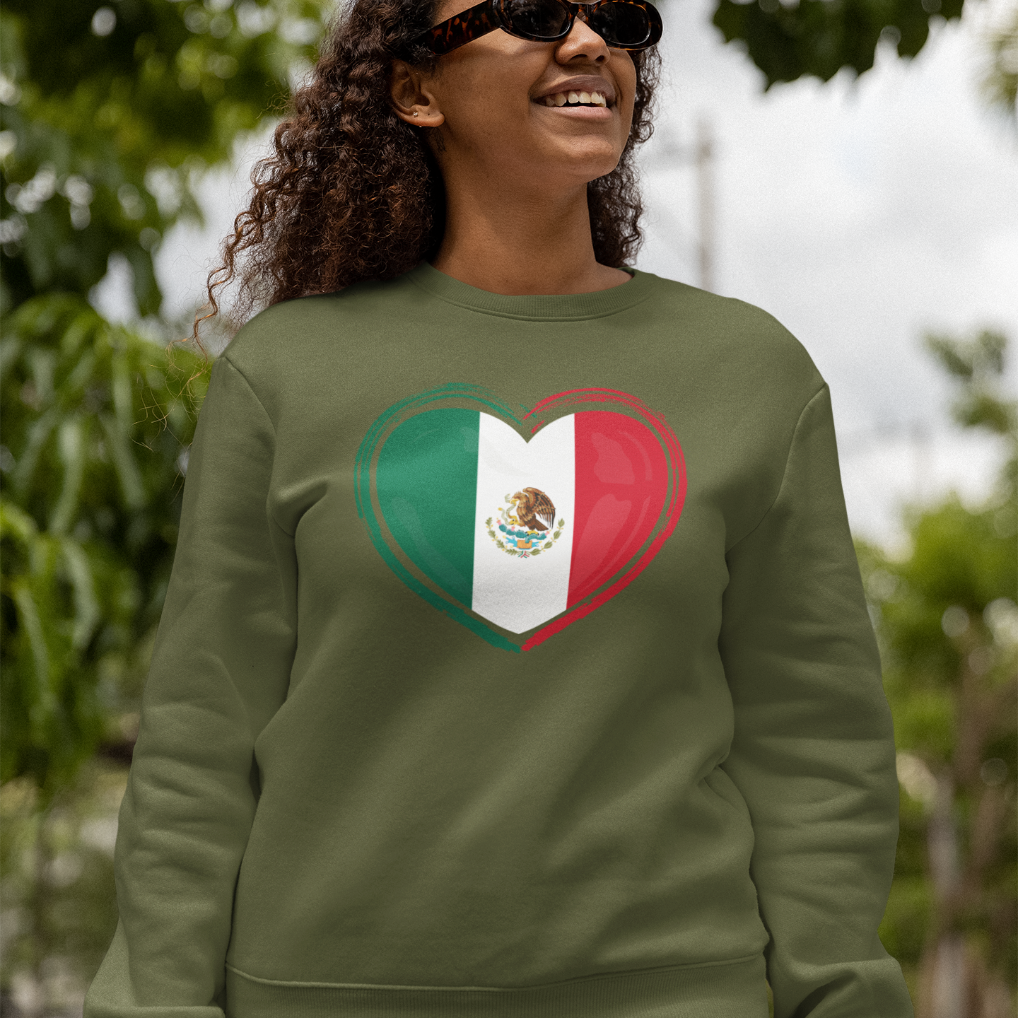 Mexico Flag Heart