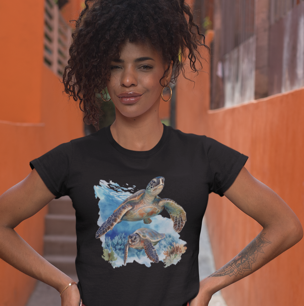 Sea Turtle and Friend