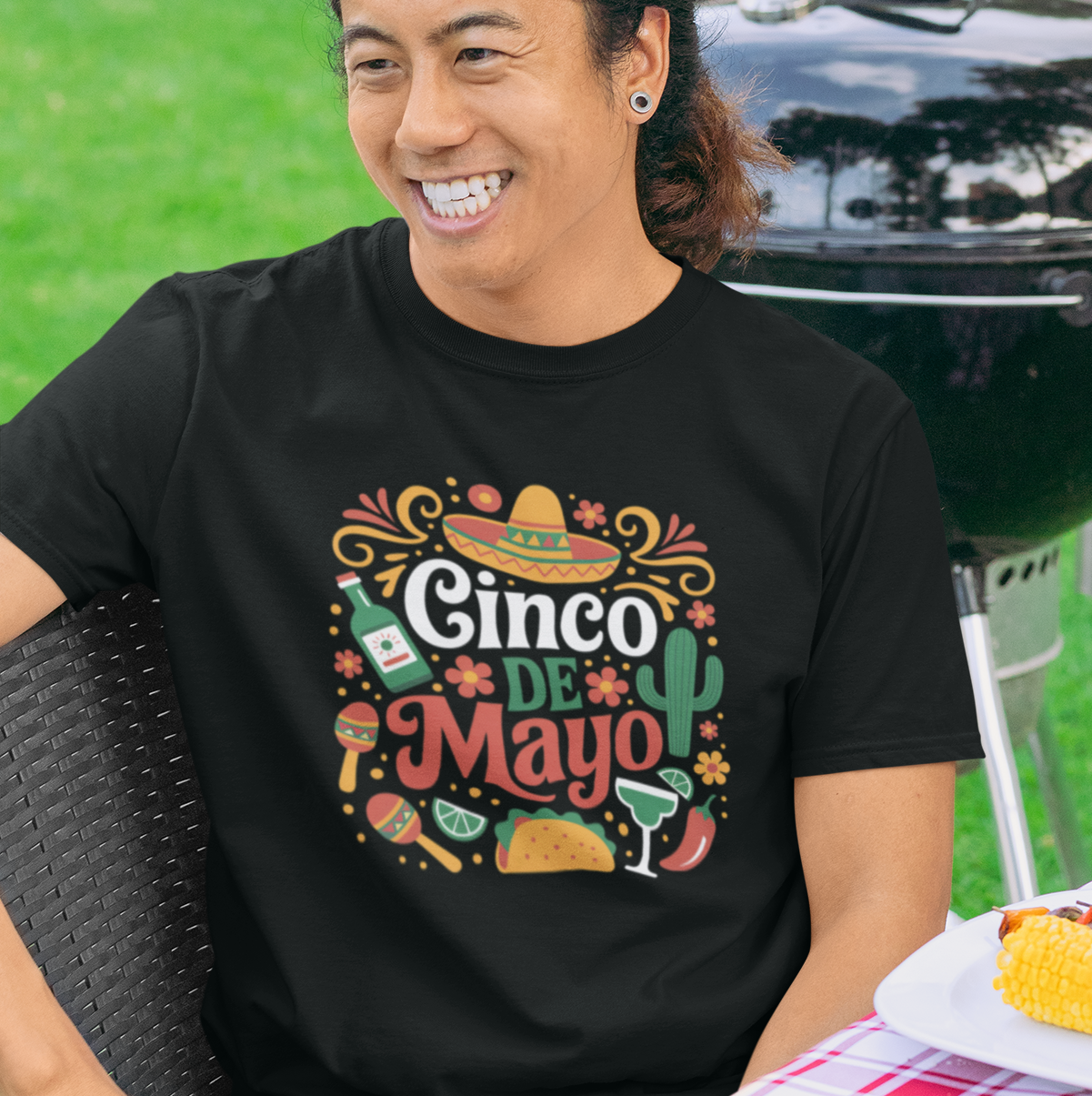 Cinco de Mayo Sombrero, Cactus & Taco