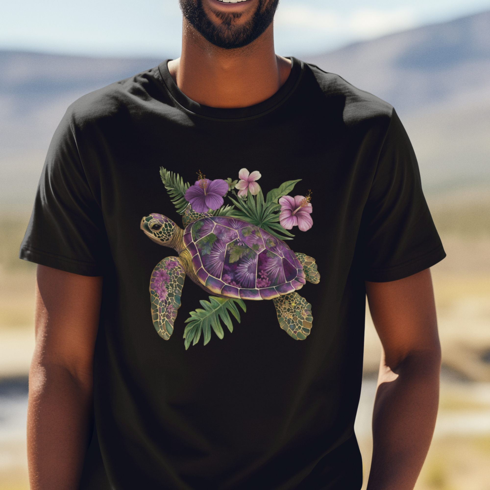 Purple Sea Turtle