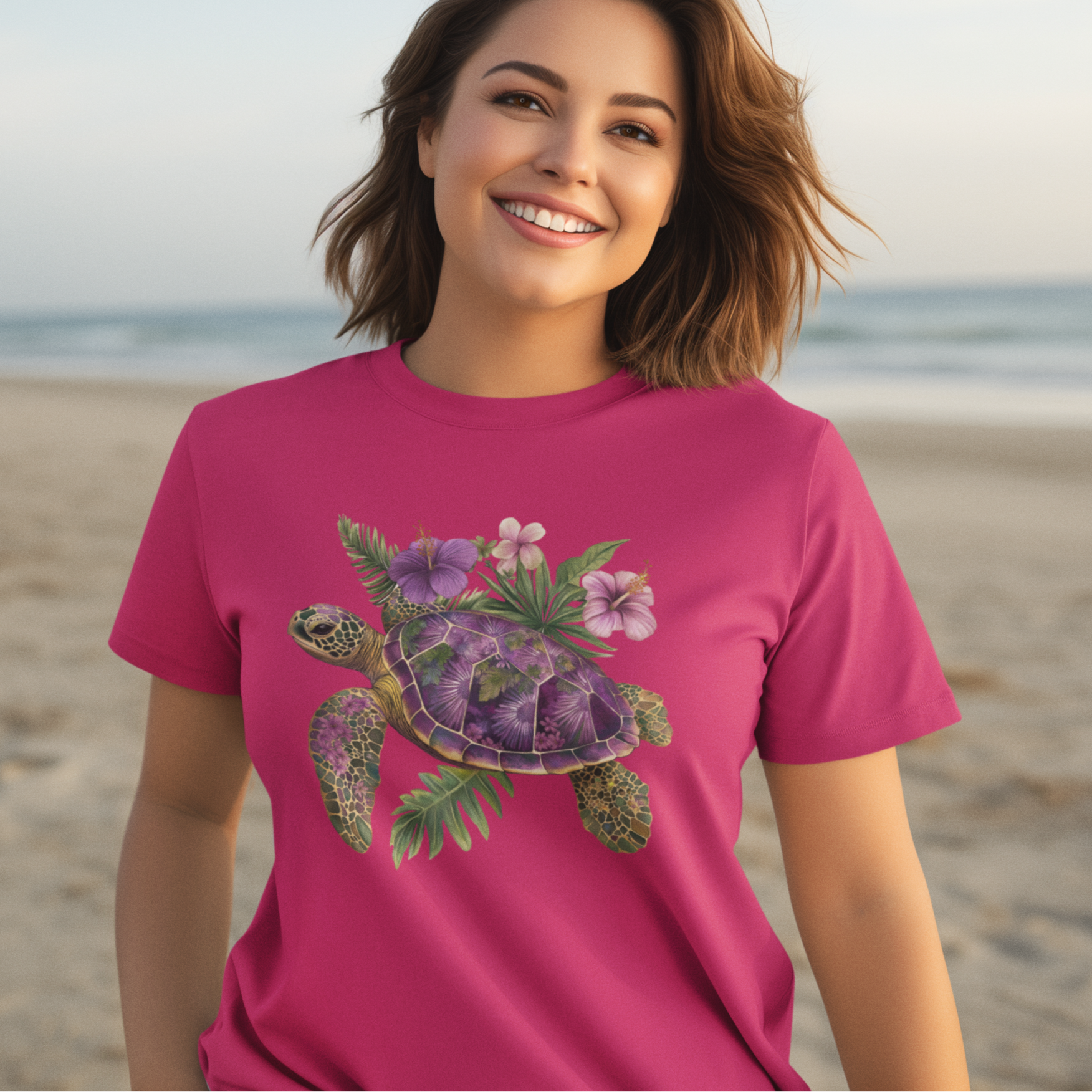 Purple Sea Turtle