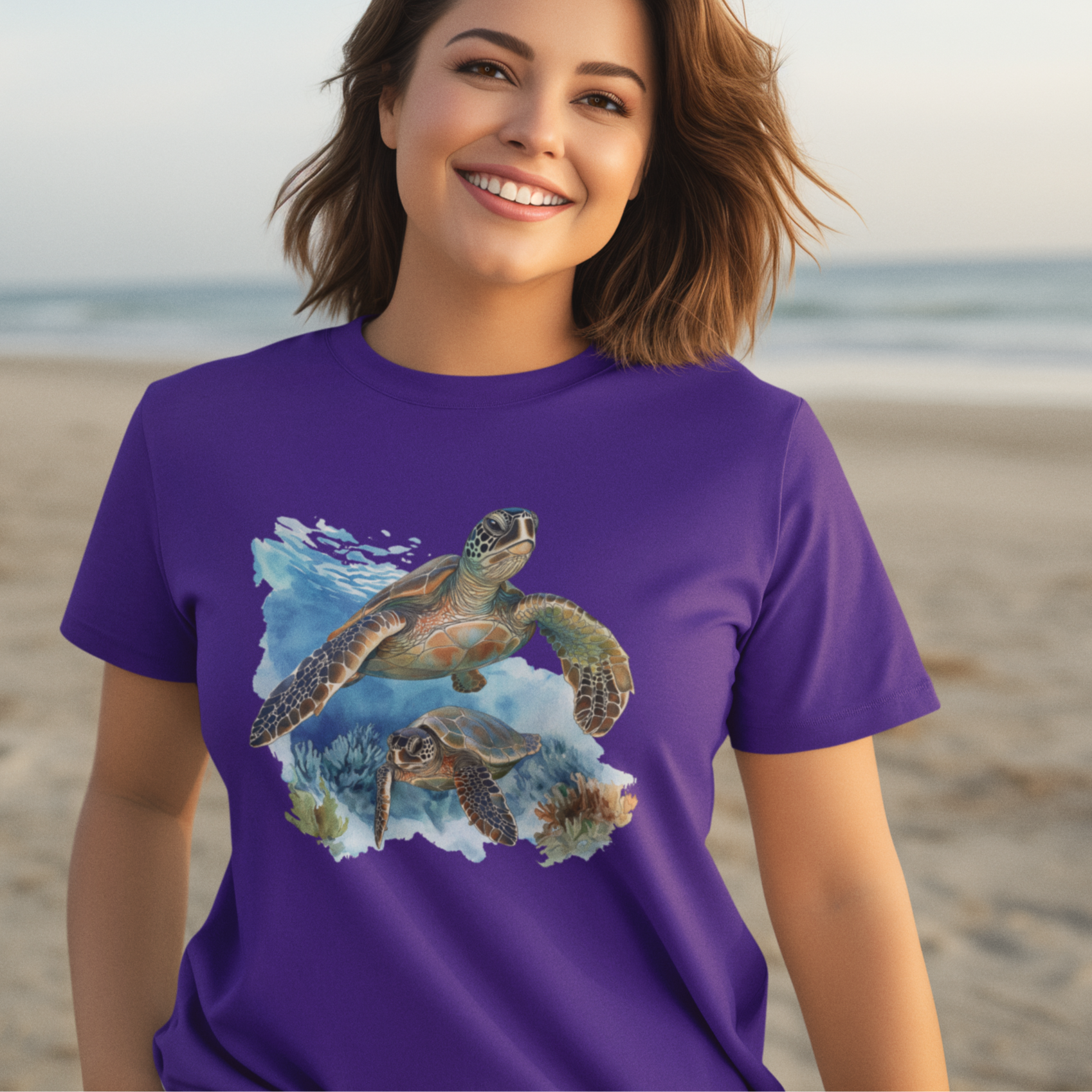 Sea Turtle and Friend