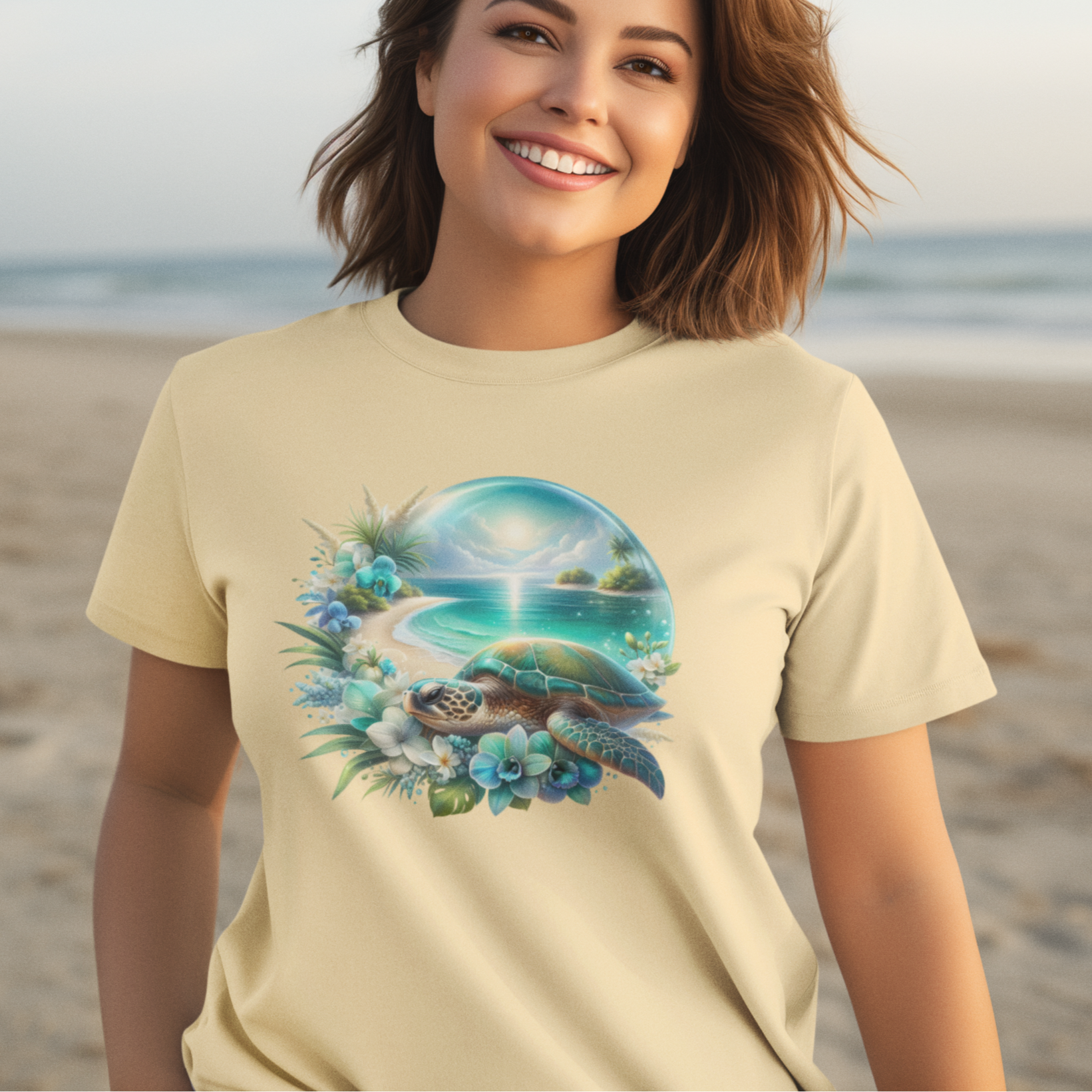 Turquoise Sea Turtle