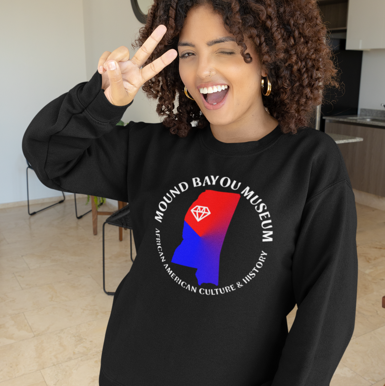 Mound Bayou Museum - Blue & Red