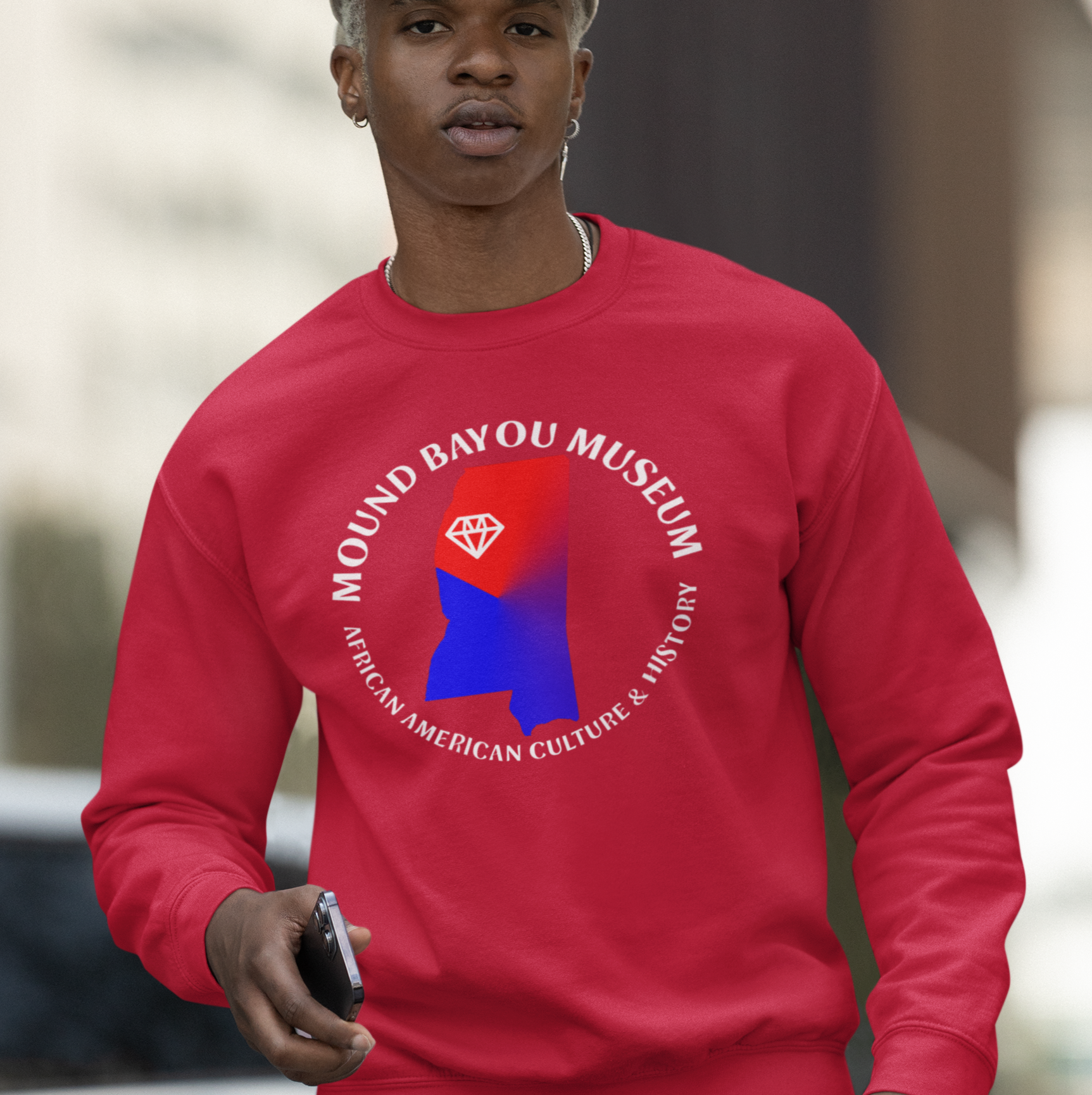 Mound Bayou Museum - Blue & Red