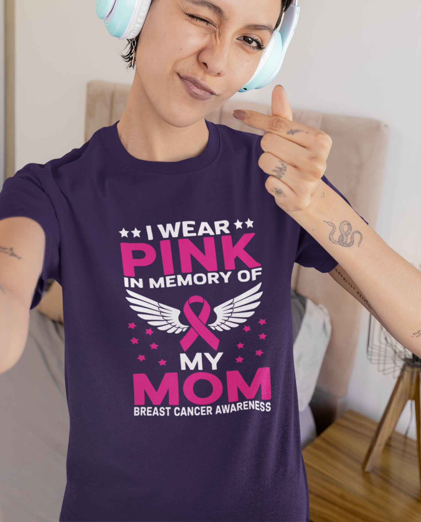 I Wear Pink In Memory of my Mom