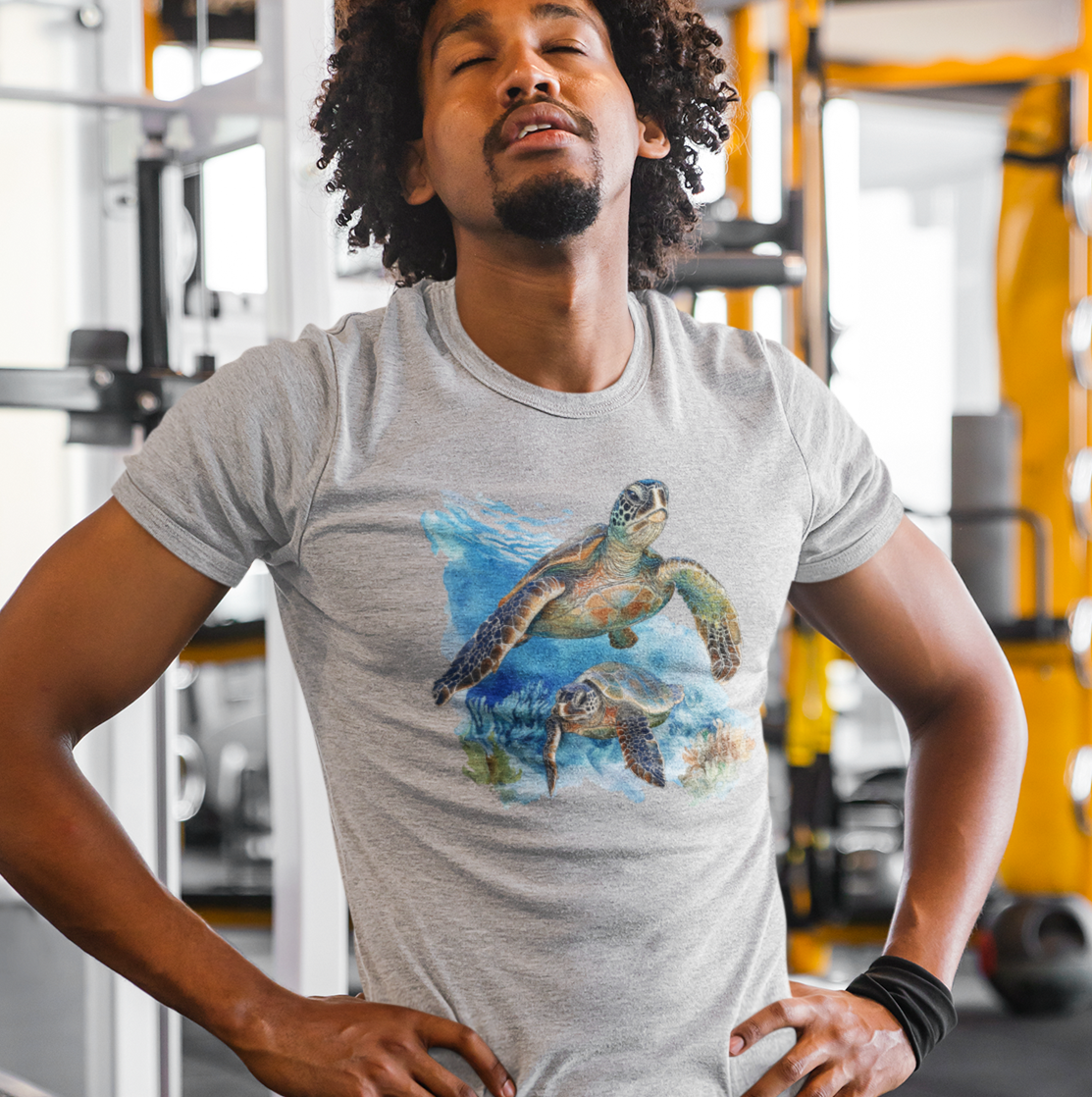 Sea Turtle and Friend