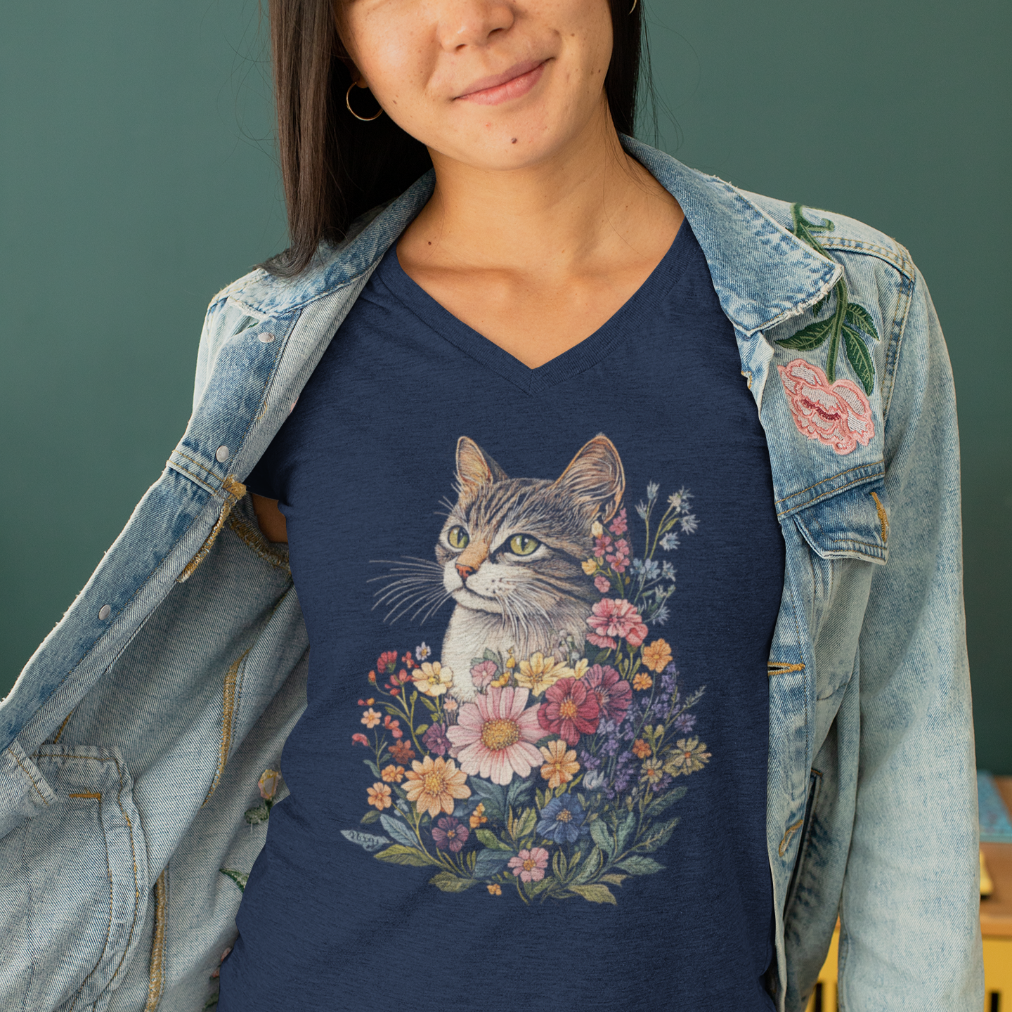 Floral Cat
