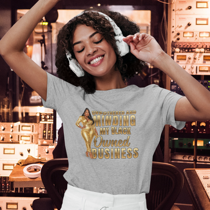 Unbothered and Minding My Black Owned Business - Gold