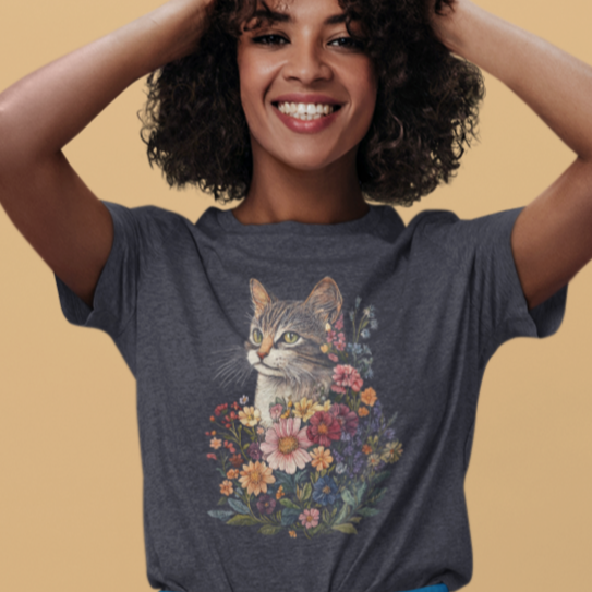 Floral Cat