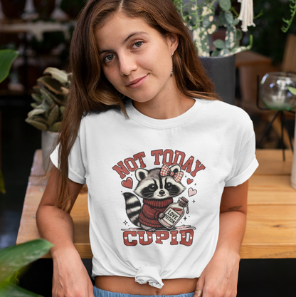Not Today Cupid Raccoon
