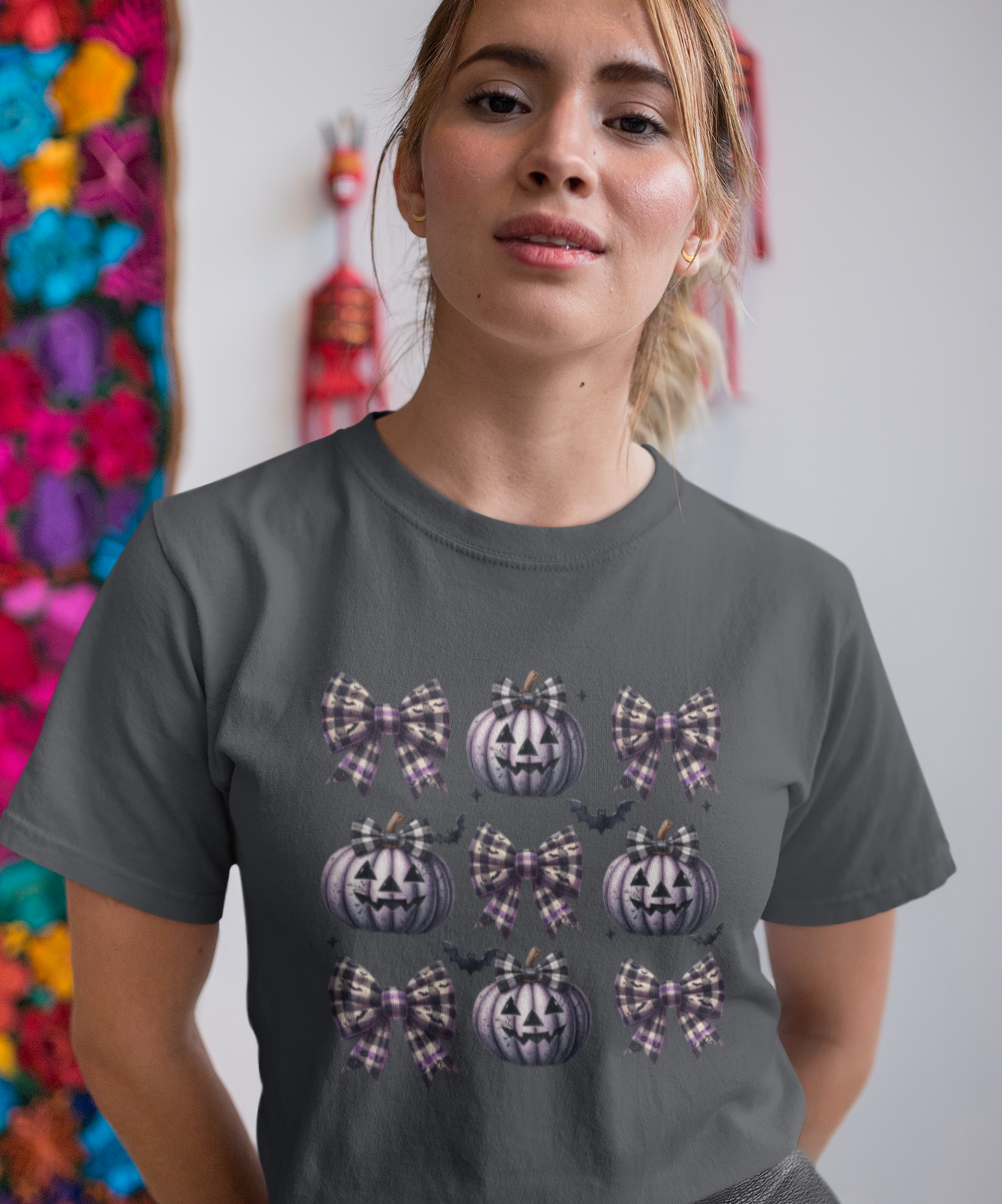 Purple Pumpkins and Bows