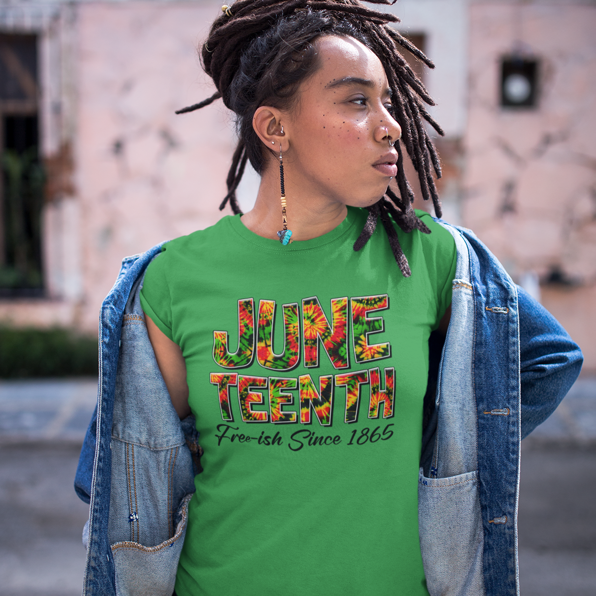 Tye Dyed Juneteenth Free-ish Since 1865