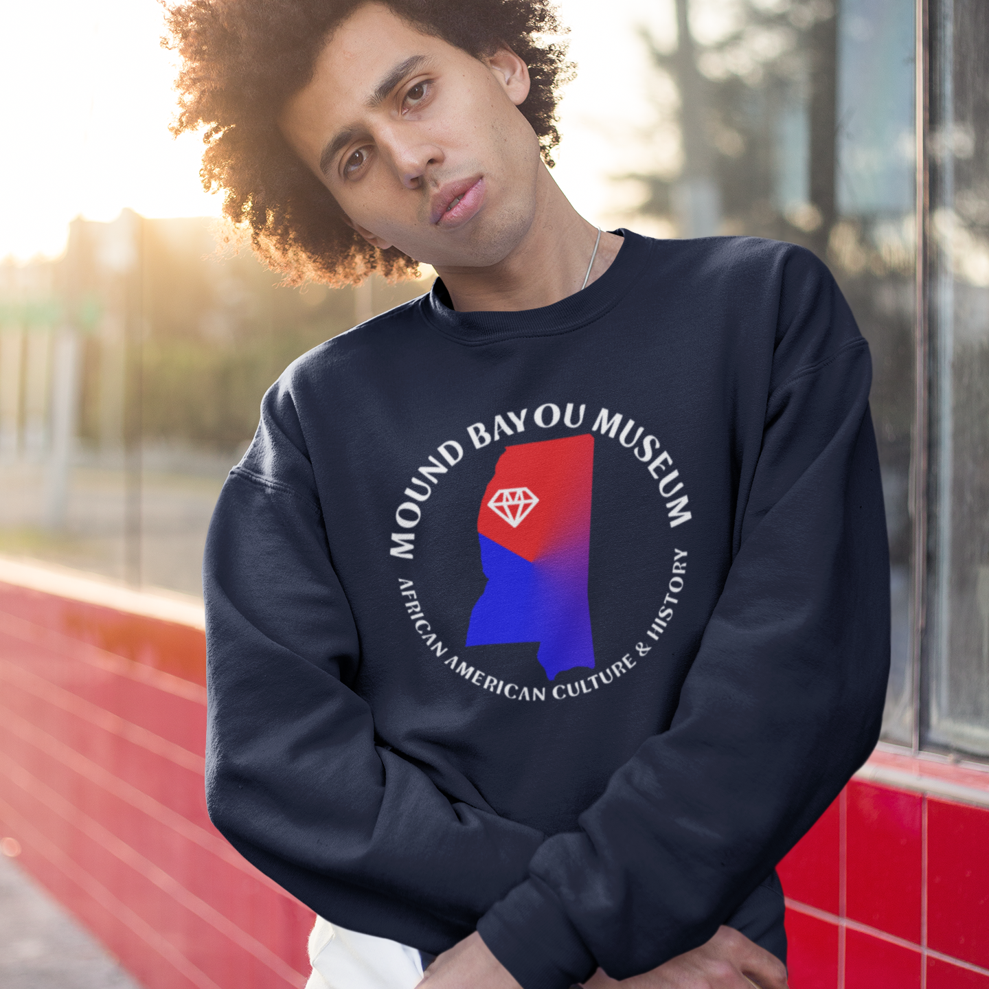 Mound Bayou Museum - Blue & Red