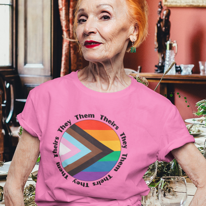 They, Them, Theirs Pronoun T-Shirt