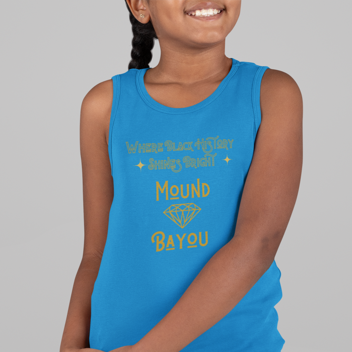 Where Black History Shine Bright - Gold