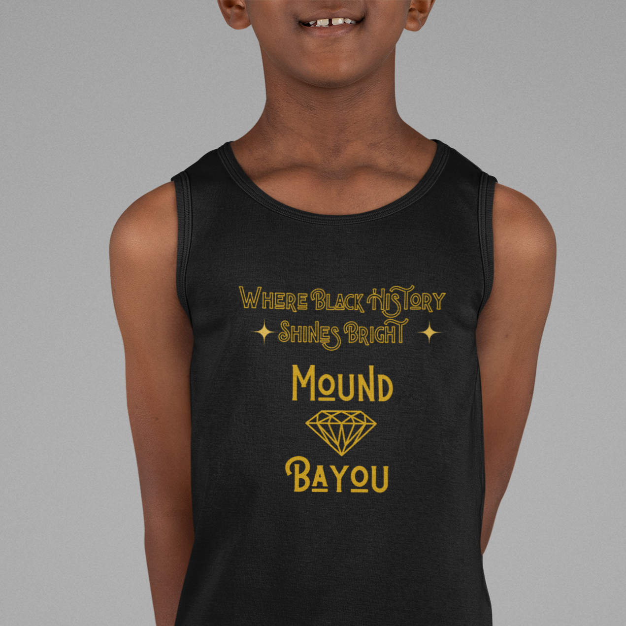 Where Black History Shine Bright - Gold