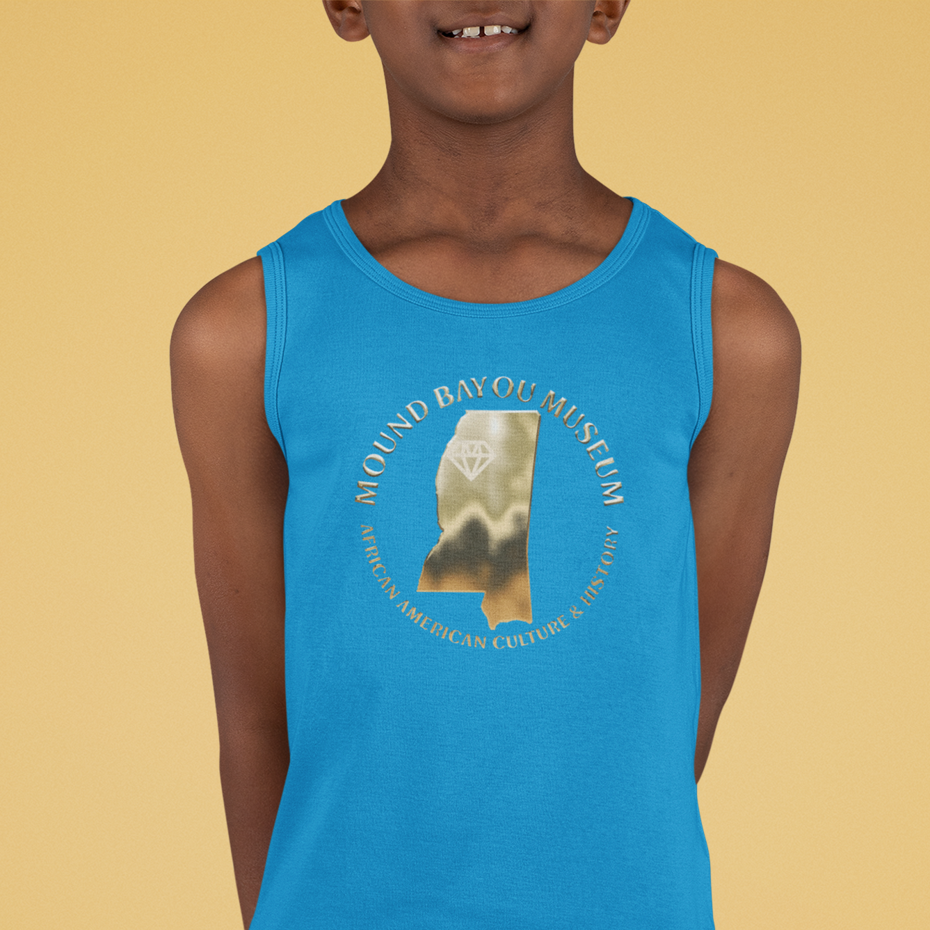 Mound Bayou Museum, Mississippi Map - Gold