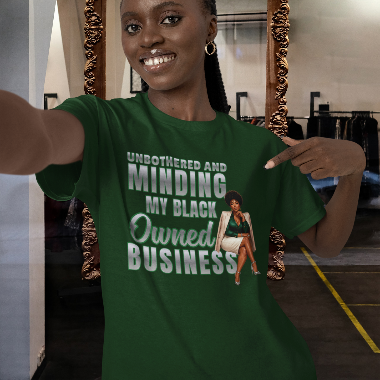 Unbothered and Minding My Black Owned Business