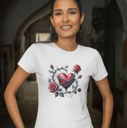 Rose & Thorn Heart