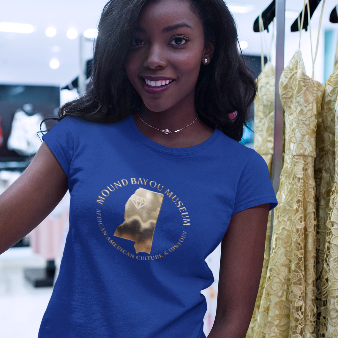 Mound Bayou Museum, Mississippi Map - Gold