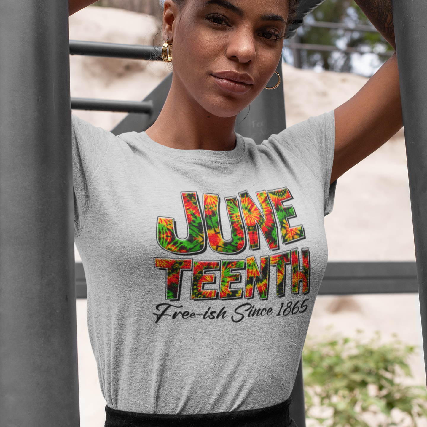 Tye Dyed Juneteenth Free-ish Since 1865