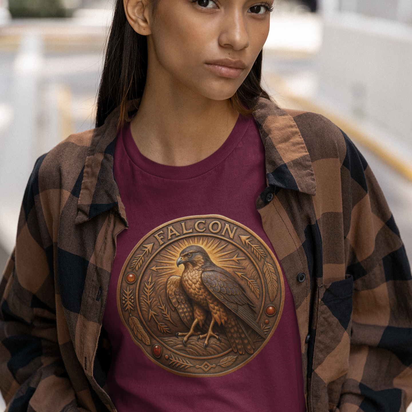 Native American Birth Animal Falcon