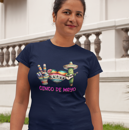 Cinco de Mayo Peace, Heart & Cactus